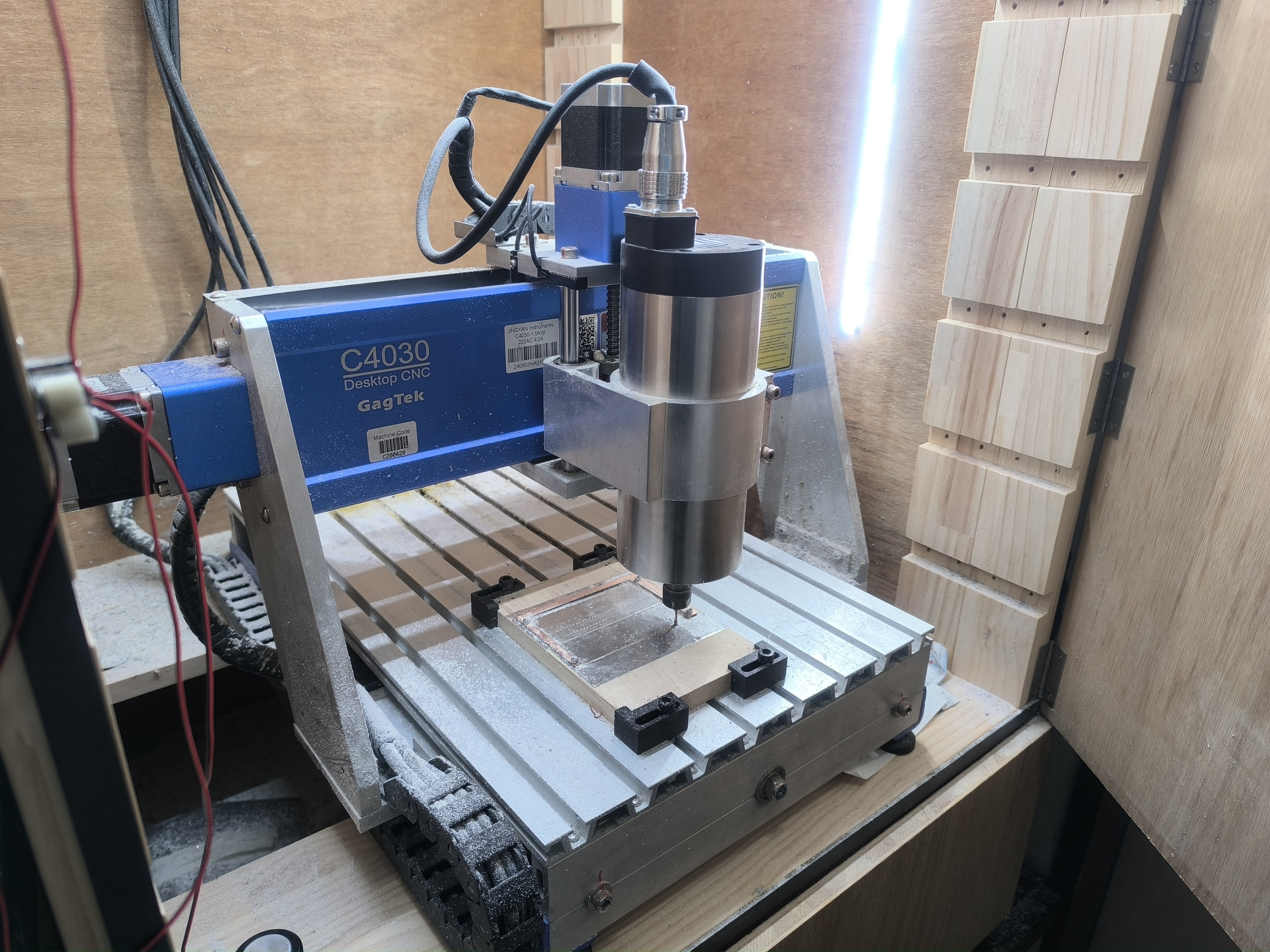自宅CNC加工機